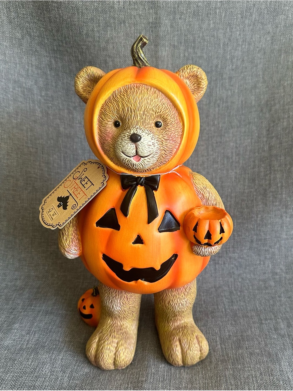 Sweet Street Halloween 12” Pumpkin Teddy Bear